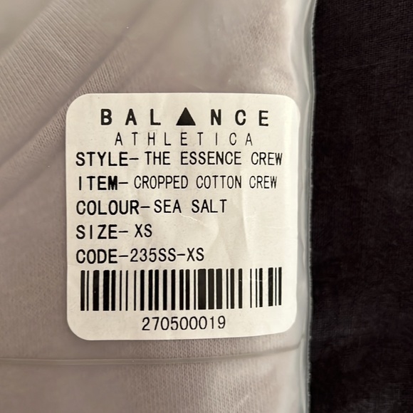 Balance Athletica Essence Crew Sea Salt - Picture 2 of 2